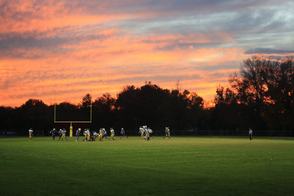 Football Game with Goalpost